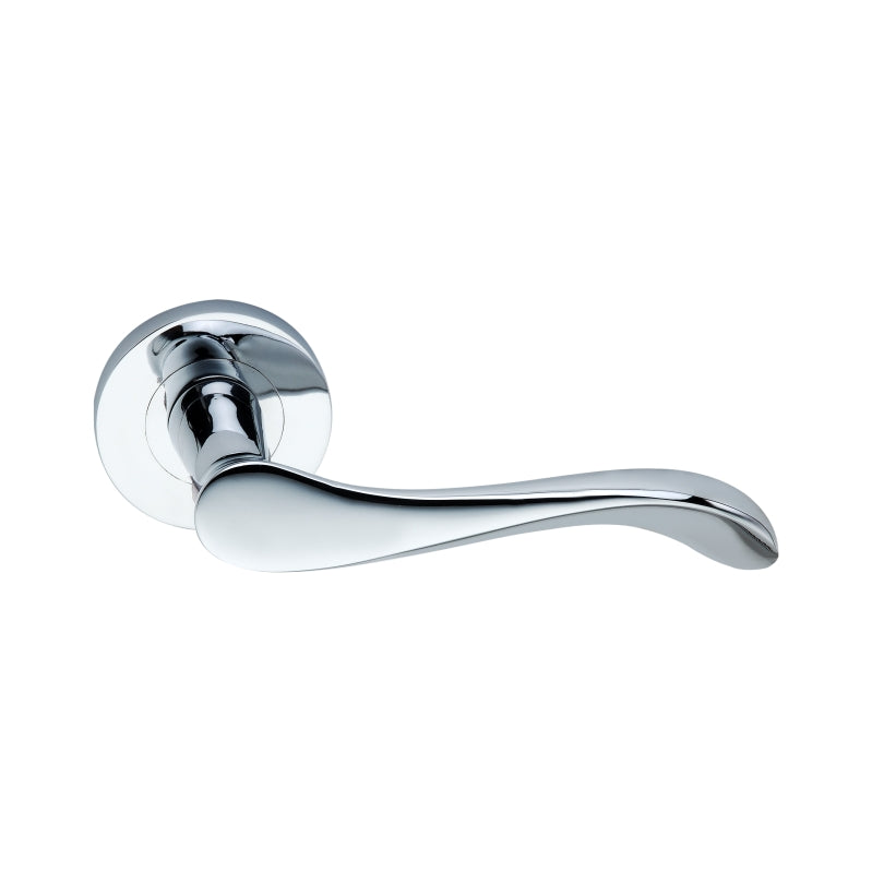 Spira Brass - Rosalie Lever Door Handle  - Polished Chrome - SB1103PC - Choice Handles