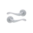 Spira Brass - Rosalie Lever Door Handle  - Satin Chrome - SB1103SC - Choice Handles