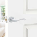 Spira Brass - Rosalie Lever Door Handle  - Satin Chrome - SB1103SC - Choice Handles