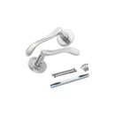 Spira Brass - Rosalie Lever Door Handle  - Satin Chrome - SB1103SC - Choice Handles