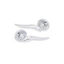 Spira Brass - Flavia Lever Door Handle  - Polished Chrome - SB1104PC - Choice Handles