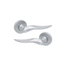 Spira Brass - Flavia Lever Door Handle  - Satin Chrome - SB1104SC - Choice Handles