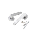 Spira Brass - Skyla Lever Door Handle  - Satin Chrome - SB1105SC - Choice Handles