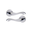 Spira Brass - Camila Lever Door Handle  - Polished Chrome - SB1106PC - Choice Handles