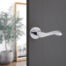 Spira Brass - Camila Lever Door Handle  - Polished Chrome - SB1106PC - Choice Handles