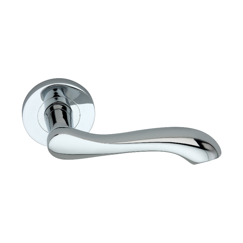 Spira Brass - Camila Lever Door Handle  - Polished Chrome - SB1106PC - Choice Handles