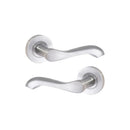 Spira Brass - Camila Lever Door Handle  - Satin Chrome - SB1106SC - Choice Handles