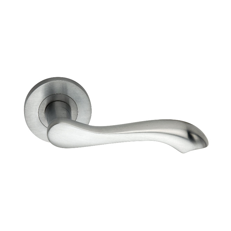 Spira Brass - Camila Lever Door Handle  - Satin Chrome - SB1106SC - Choice Handles