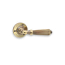 Spira Brass - Regency Lever Door Handle  - Aged Brass - SB1107AB - Choice Handles
