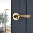 Spira Brass - Regency Lever Door Handle  - Aged Brass - SB1107AB - Choice Handles