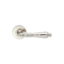 Spira Brass - Hammered Hazel Lever on Rose  - Polished Nickel - SB1110PN - Choice Handles