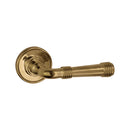 Spira Brass - Beehive Lever on Rose Aged Brass - Aged Brass - SB1111AB - Choice Handles