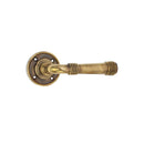 Spira Brass - Beehive Lever on Rose Aged Brass - Aged Brass - SB1111AB - Choice Handles