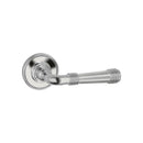 Spira Brass - Beehive Lever on Rose Aged Brass - Polished Nickel - SB1111PN - Choice Handles
