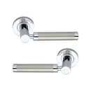 Spira Brass - Zest Lever Door Handle  - Dual Tone - SB1203DT - Choice Handles