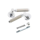 Spira Brass - Zest Lever Door Handle  - Dual Tone - SB1203DT - Choice Handles