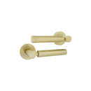 Spira Brass - Zest Lever Door Handle  - Satin Brass - SB1203SB - Choice Handles