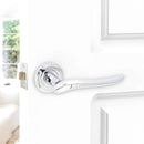 Spira Brass - Senza Lever Door Handle  - Polished Chrome - SB1204PC - Choice Handles