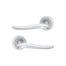 Spira Brass - Senza Lever Door Handle  - Satin Chrome - SB1204SC - Choice Handles