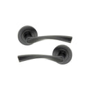 Spira Brass - Mercury Lever Door Handle  - Matt Black - SB1301BLK - Choice Handles