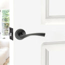 Spira Brass - Mercury Lever Door Handle  - Matt Black - SB1301BLK - Choice Handles