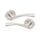 Spira Brass - Mercury Lever Door Handle  - Dual Tone - SB1301DT - Choice Handles