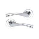 Spira Brass - Mercury Lever Door Handle  - Polished Chrome - SB1301PC - Choice Handles