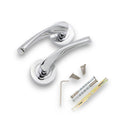 Spira Brass - Mercury Lever Door Handle  - Polished Chrome - SB1301PC - Choice Handles