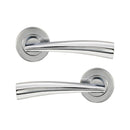 Spira Brass - Leygo Lever Door Handle  - Polished Chrome - SB1302PC - Choice Handles
