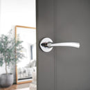 Spira Brass - Leygo Lever Door Handle  - Polished Chrome - SB1302PC - Choice Handles