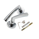 Spira Brass - Leygo Lever Door Handle  - Polished Chrome - SB1302PC - Choice Handles