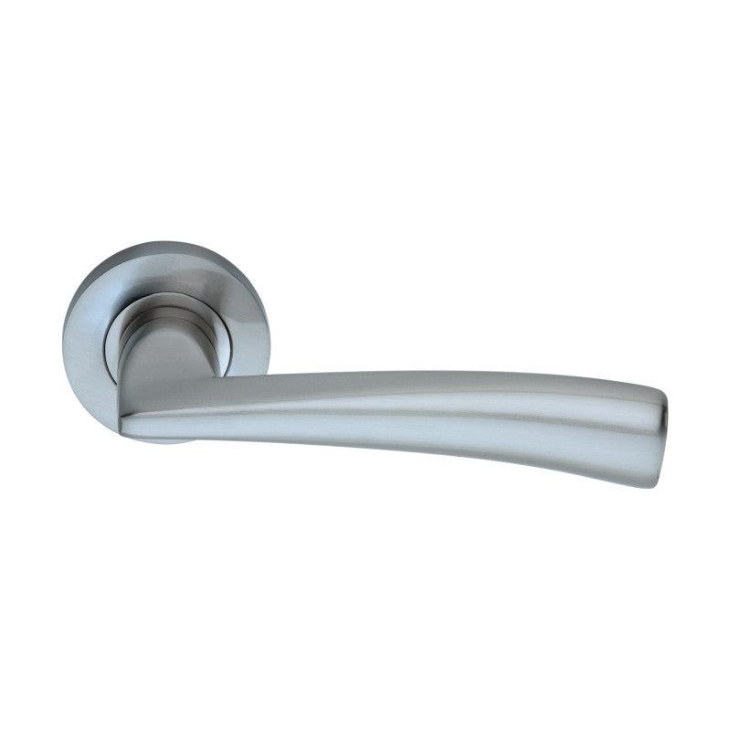 Spira Brass - Lego Lever Door Handle  - Satin Chrome - SB1302SC - Choice Handles