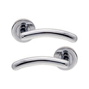 Spira Brass - Taurus Lever Door Handle  - Polished Chrome - SB1303PC - Choice Handles