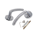 Spira Brass - Taurus Lever Door Handle  - Polished Chrome - SB1303PC - Choice Handles