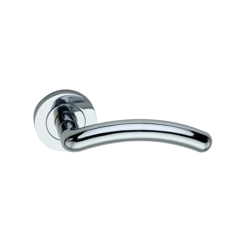 Spira Brass - Taurus Lever Door Handle  - Polished Chrome - SB1303PC - Choice Handles