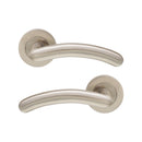 Spira Brass - Taurus Lever Door Handle  - Satin Nickel - SB1303SN - Choice Handles