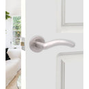 Spira Brass - Taurus Lever Door Handle  - Satin Nickel - SB1303SN - Choice Handles