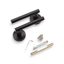 Spira Brass - Jura Lever Door Handle  - Matt Black - SB1304BLK - Choice Handles