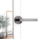 Spira Brass - Jura Lever Door Handle  - Black Nickel - SB1304BN - Choice Handles