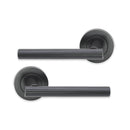 Spira Brass - Jura Lever Door Handle  - Gun metal grey - SB1304GG - Choice Handles