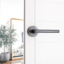 Spira Brass - Jura Lever Door Handle  - Gun metal grey - SB1304GG - Choice Handles