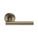 Spira Brass - Jura Lever Door Handle  - Matt Antique - SB1304MANT - Choice Handles