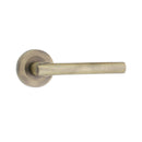 Spira Brass - Jura Lever Door Handle  - Matt Antique - SB1304MANT - Choice Handles