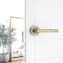 Spira Brass - Jura Lever Door Handle  - Matt Antique - SB1304MANT - Choice Handles