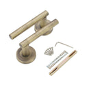 Spira Brass - Jura Lever Door Handle  - Matt Antique - SB1304MANT - Choice Handles