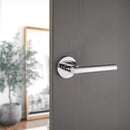 Spira Brass - Jura Lever Door Handle  - Polished Chrome - SB1304PC - Choice Handles