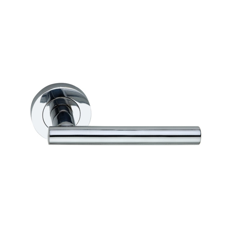 Spira Brass - Jura Lever Door Handle  - Polished Chrome - SB1304PC - Choice Handles