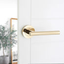 Spira Brass - Jura Lever Door Handle  - PVD Brass - SB1304PVDB - Choice Handles
