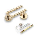 Spira Brass - Jura Lever Door Handle  - PVD Brass - SB1304PVDB - Choice Handles