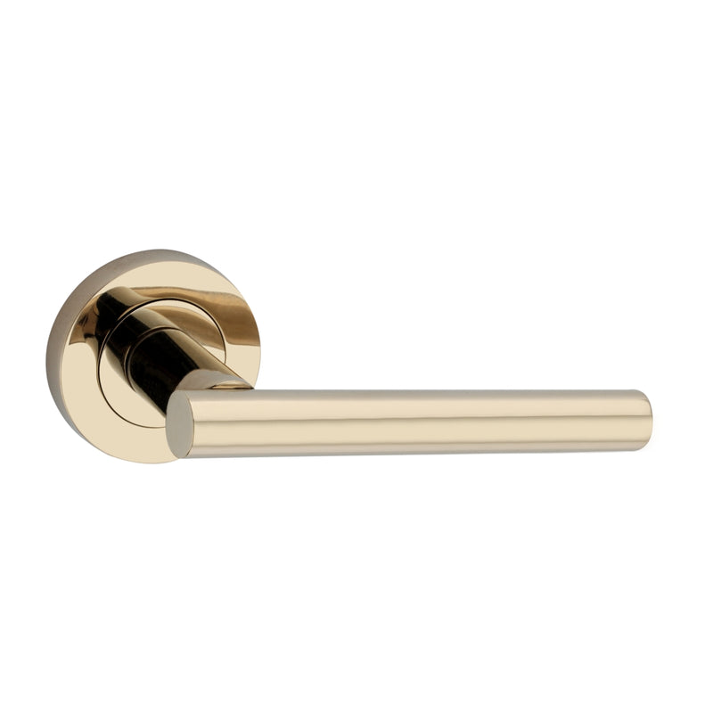 Spira Brass - Jura Lever Door Handle  - PVD Brass - SB1304PVDB - Choice Handles